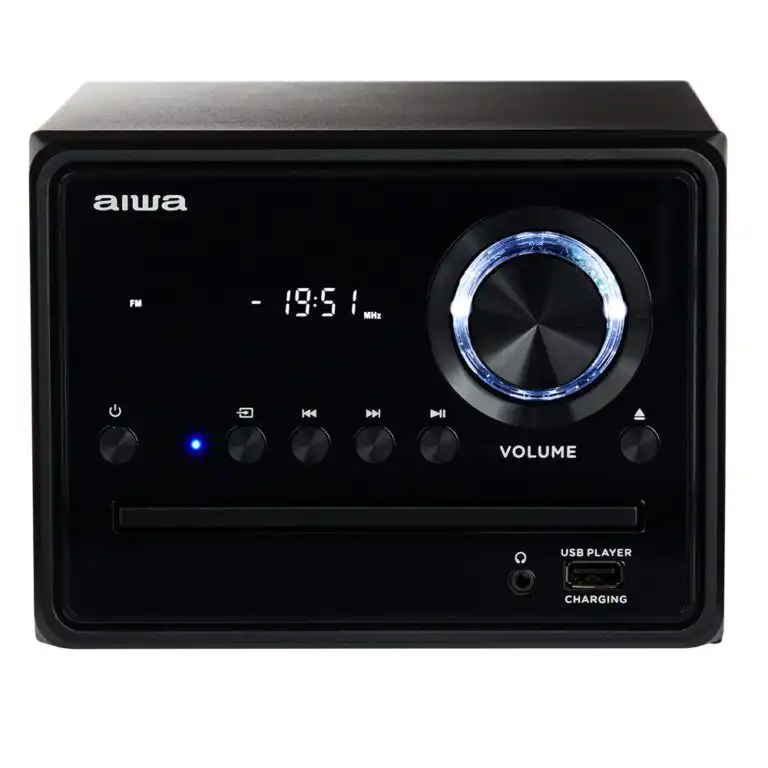 Aiwa MCBT-350 Ηχοσύστημα Hi-Fi 20W με CD Player Black - Image 2