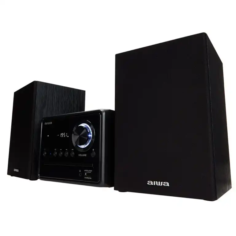 Aiwa MCBT-350 Ηχοσύστημα Hi-Fi 20W με CD Player Black - Image 3