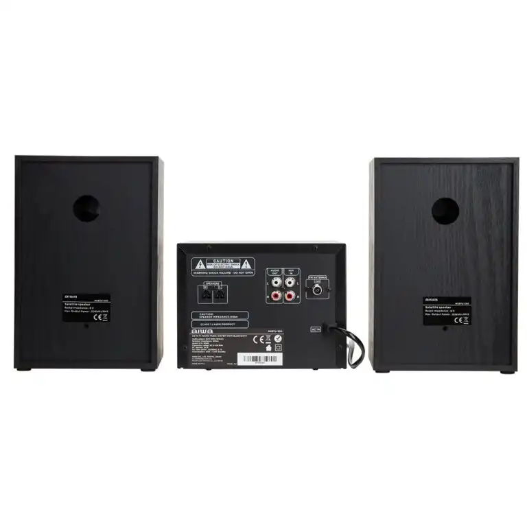 Aiwa MCBT-350 Ηχοσύστημα Hi-Fi 20W με CD Player Black - Image 4