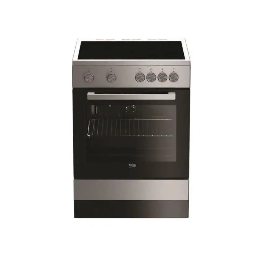 Beko FSM 67010 GX Κουζίνα 65lt με Κεραμικές Εστίες Π60εκ. Inox