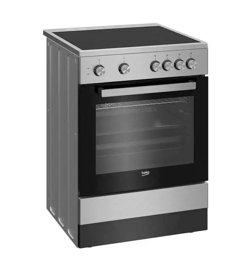 Beko FSM 67010 GX Κουζίνα 65lt με Κεραμικές Εστίες Π60εκ. Inox - Image 2