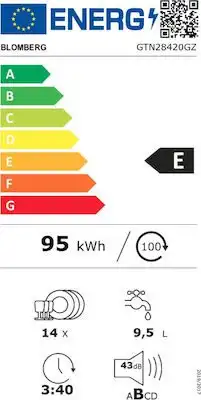 Blomberg GTN28420GZ Πλήρως Ελεύθερο 59.8x60x85 - Image 3
