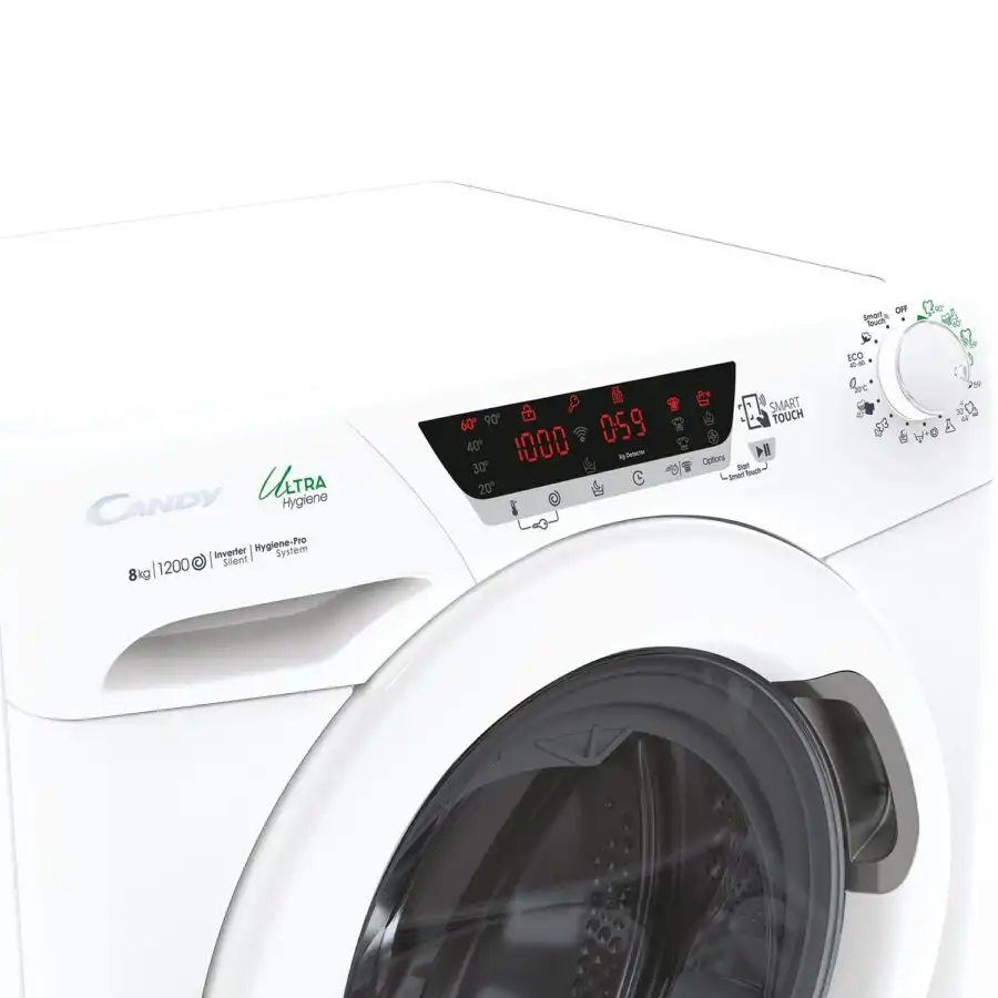Candy Πλυντήριο Ρούχων 8kg 1200 Στροφών HE 128TXME/1-S - Image 2