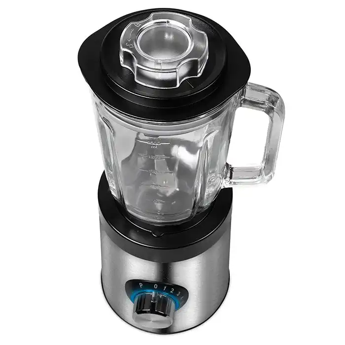 Life Veloce Μπλέντερ για Smoothies με Γυάλινη Κανάτα 1.5lt 800W Inox - Image 2