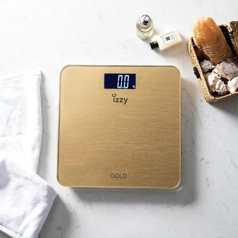 Izzy IZ-7008 Ψηφιακή Ζυγαριά σε Χρυσό χρώμα - Image 2