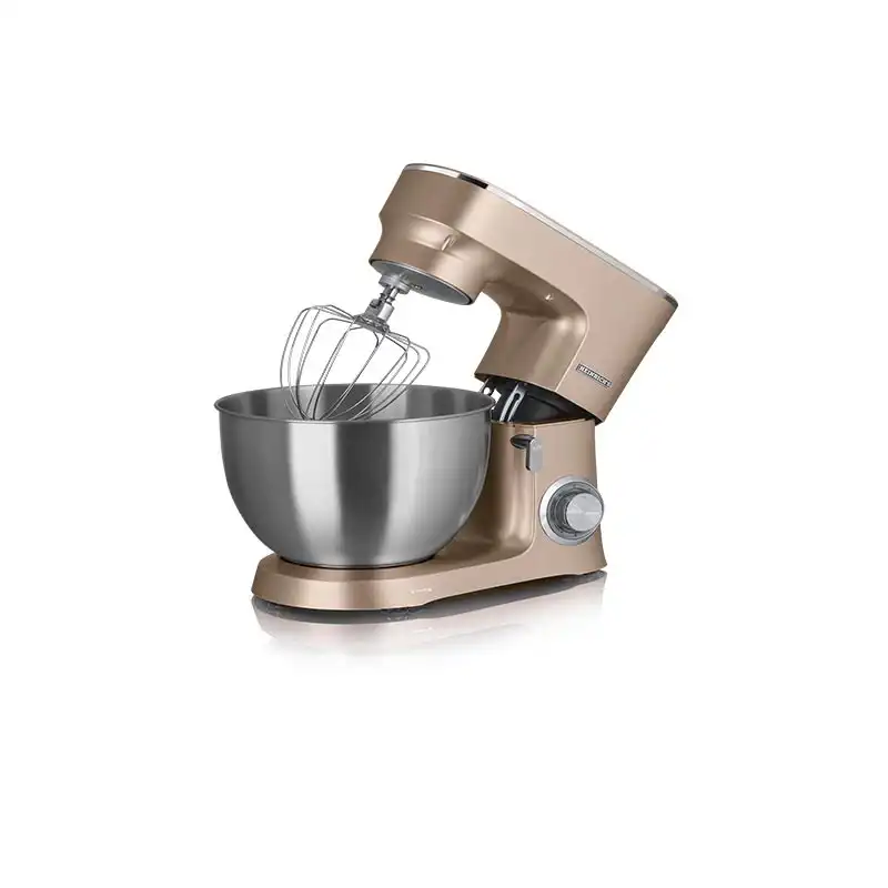 Heinrich's KM 8078 Κουζινομηχανή 1500W με Ανοξείδωτο Κάδο 8lt Gold - Image 2