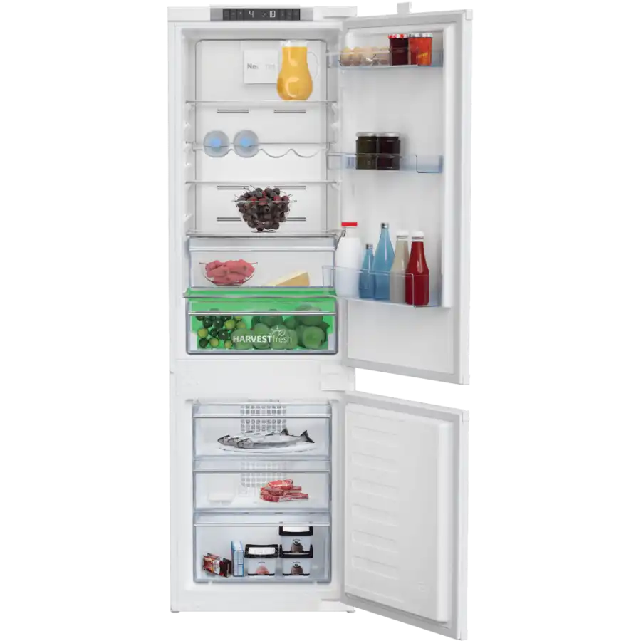 Beko BCNA275E4SN Εντοιχιζόμενος Ψυγειοκαταψύκτης 254lt NoFrost Υ177xΠ54xΒ54.5εκ. Λευκός - Image 2