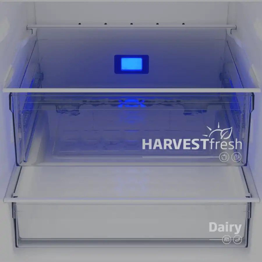 Beko B3RDNE504HXB Ψυγείο Δίπορτο 477lt NoFrost Υ186.5xΠ70xΒ74.6εκ. Inox - Image 3