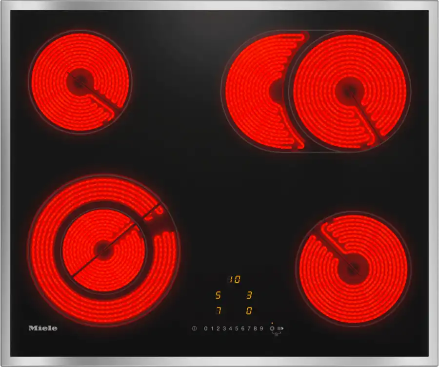 Miele KM 6521 FR Κεραμική Εστία με Πλαίσιο Αυτόνομη με Λειτουργία Κλειδώματος 61.4x51.4εκ.