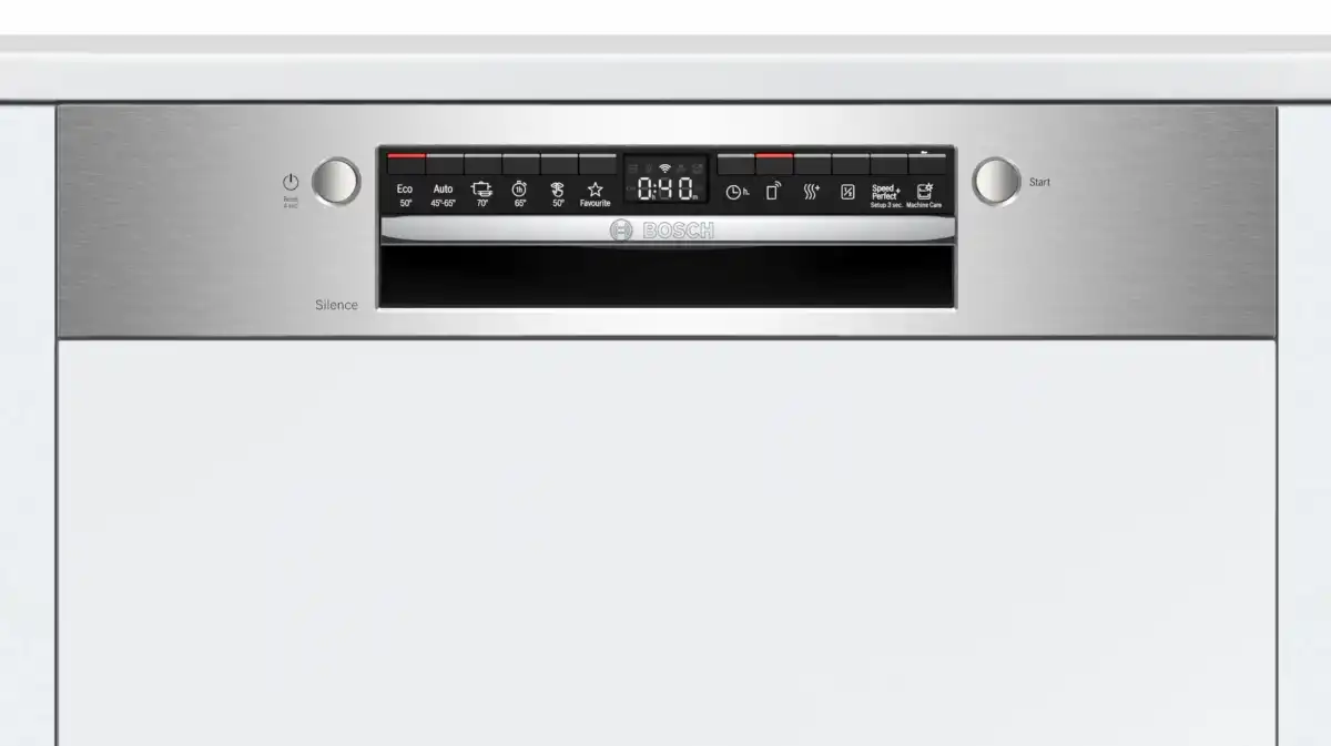 Bosch SMI4HTS31E Εντοιχιζόμενο Πλυντήριο Πιάτων με Wi-Fi για 12 Σερβίτσια Π59.8xY81.5εκ. Λευκό - Image 2