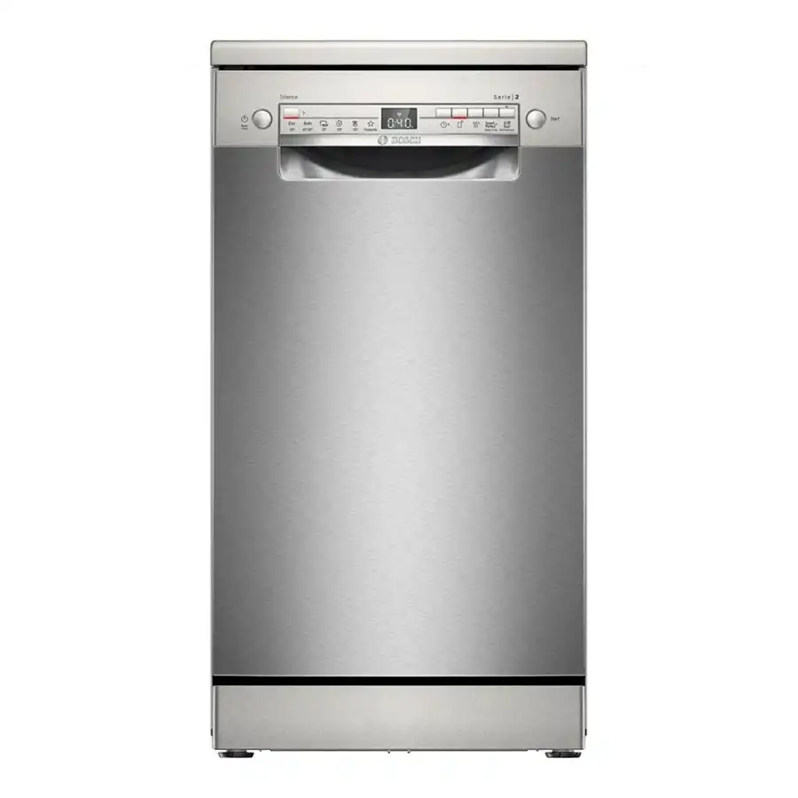 Bosch SPS2HKI58E Ελεύθερο Πλυντήριο Πιάτων με Wi-Fi για 10 Σερβίτσια Π45xY84.5εκ. Inox