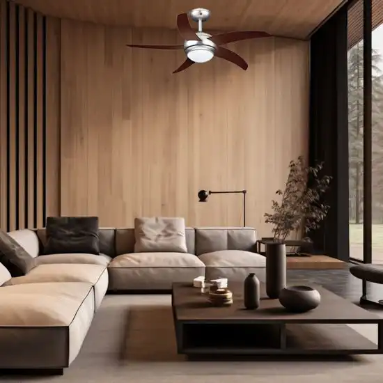 Primo PRCF-80424 Ανεμιστήρας Οροφής 110cm 55W με Φως & Τηλεχειριστήριο Καφέ - Image 2