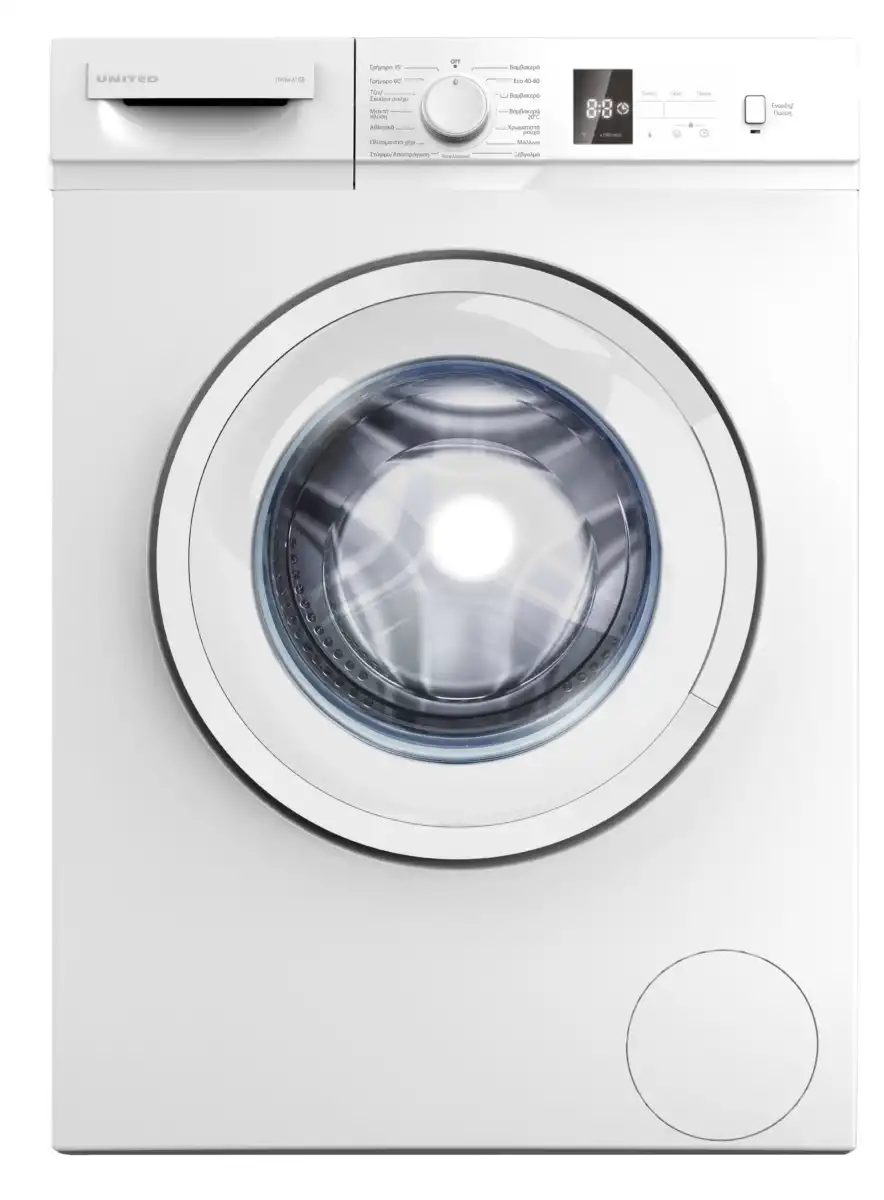 United UWM-6108 Πλυντήριο Ρούχων 6kg 1000 Στροφών