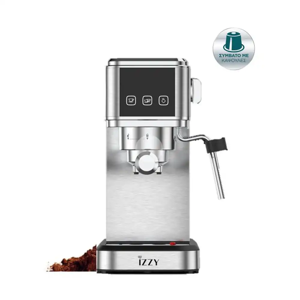 Izzy IZ-6015 Αυτόματη Μηχανή Espresso 1350W 20bar