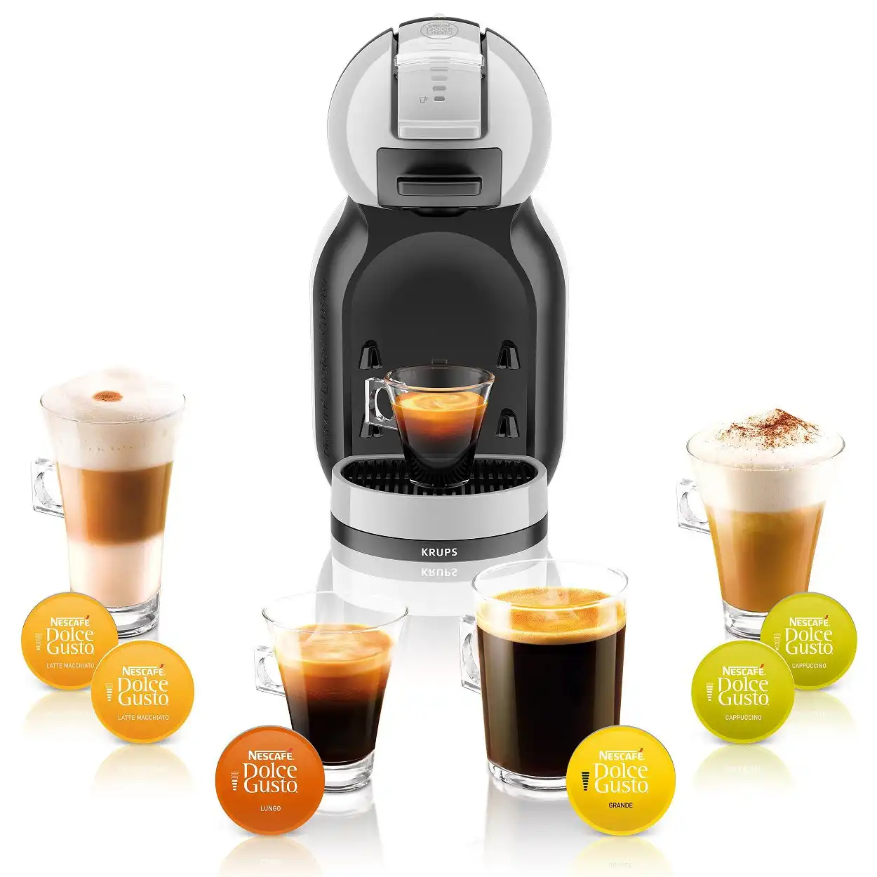 Krups Mini Me Καφετιέρα για Κάψουλες Dolce Gusto Πίεσης 15bar Grey - Image 2