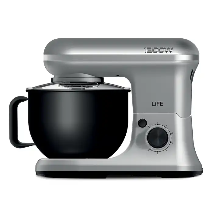 LiFE ARGENTO Silver Matt Series Κουζινομηχανή με inox κάδο μίξης 5L, 1200W