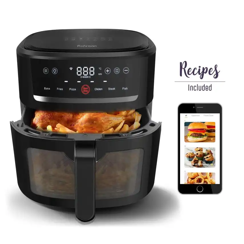 Rohnson R-2834 Air Fryer 8lt με Wi-Fi - Image 2